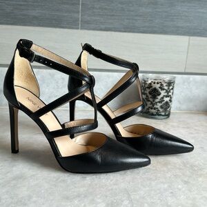 Nine West pointy straps heels size 6.5